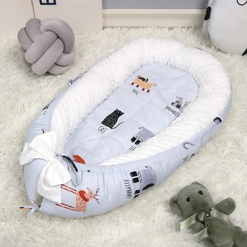 Baby Bed Bubble Fleece Bedding Set for Home Use