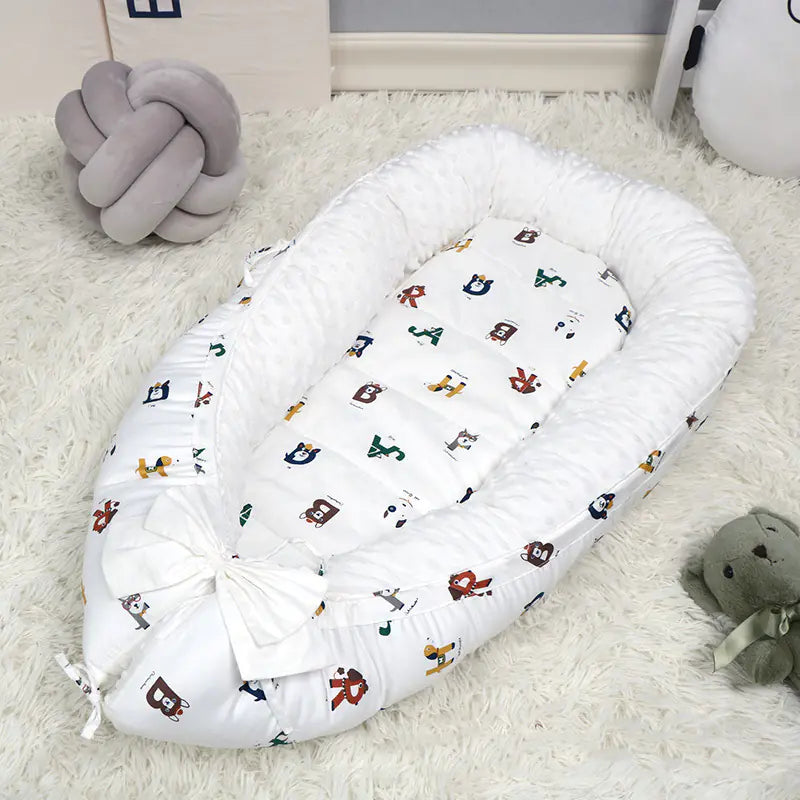 Baby Bed Bubble Fleece Bedding Set for Home Use